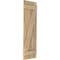 Ekena Millwork Americraft 4-Board (2 Batten) Wood Joined Board-n-Batten Shutters w/ Z-Bar, ARW102BB414X77UNH, PR ARW102BB414X77UNH - alternate 8